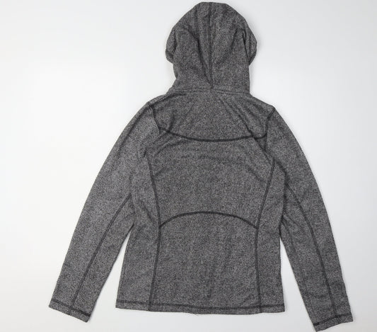 Saltrock Women's Grey Hooded Polyester Jacket Size 12