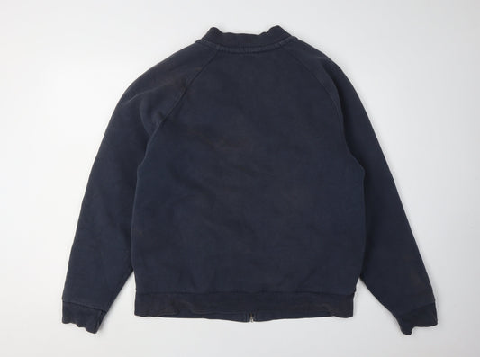 Jack Wills Men's XL Blue Full Zip Sweatshirt