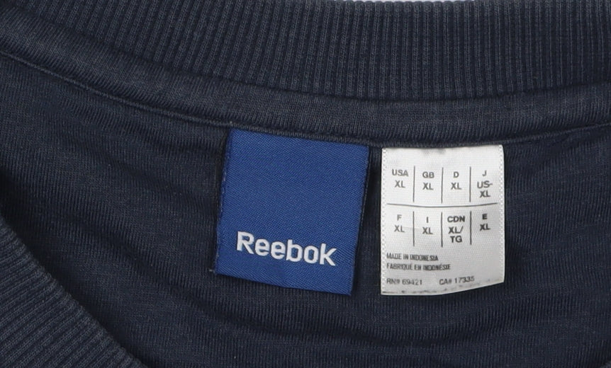 Reebok Men's Blue XL Pullover Sweatshirt