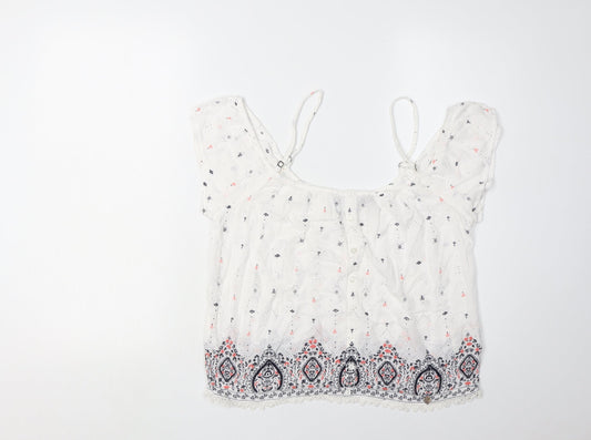 Superdry Women’s White Floral Camisole Blouse XS