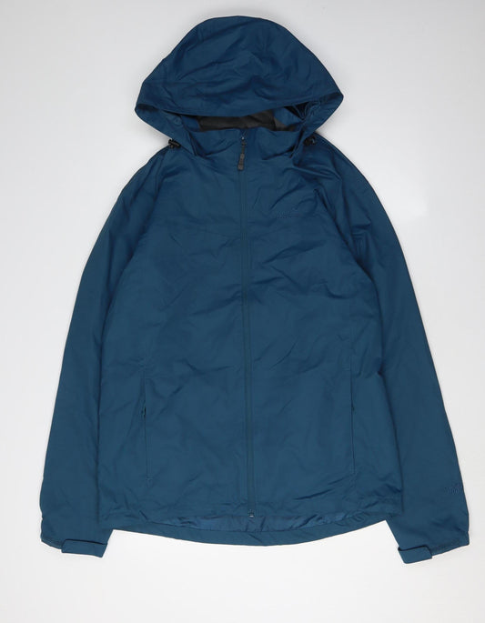 Peter Storm Men's Blue Waterproof Hooded Jacket M