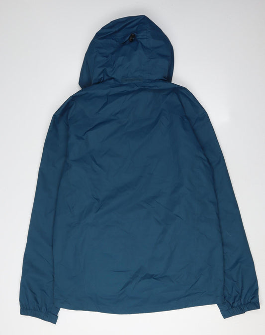 Peter Storm Men's Blue Waterproof Hooded Jacket M