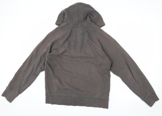 Old Navy Men's Grey 1/2 Zip Hoodie, Size S