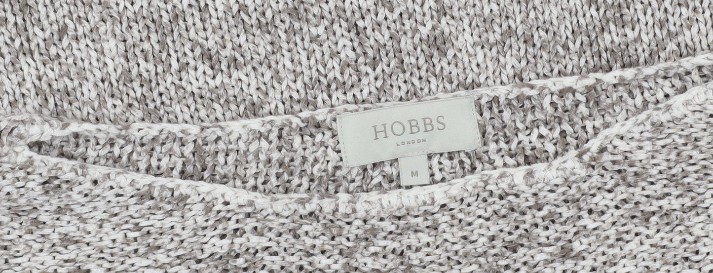 Hobbs Unisex Grey Chunky-Knit Pullover M