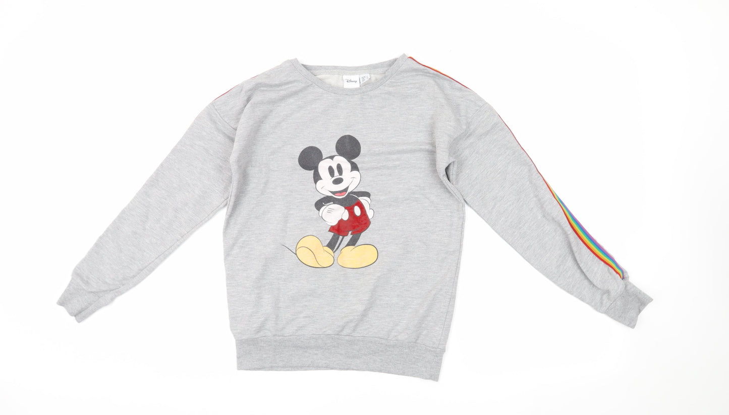 Disney Women’s Grey Sweatshirt Pullover Size 4