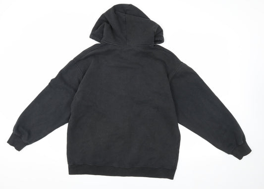 Hollister Men's Black Hooded Jacket, Size S, Casual Style