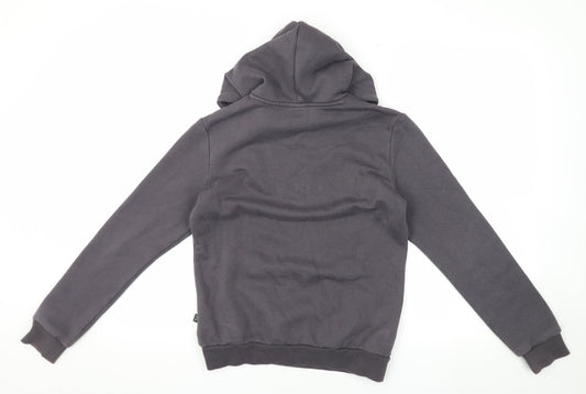 Unisex Adults UK XS Regular PUMA Grey Pullover Hoodie