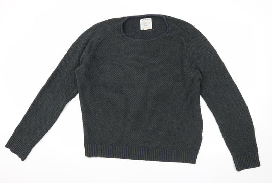 Fat Face Men's Blue Pullover Jumper, Size S, Cotton Blend