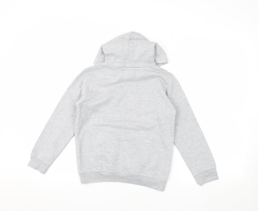 Umbro Boys Grey Pullover Hoodie 9-10 Years with Logo