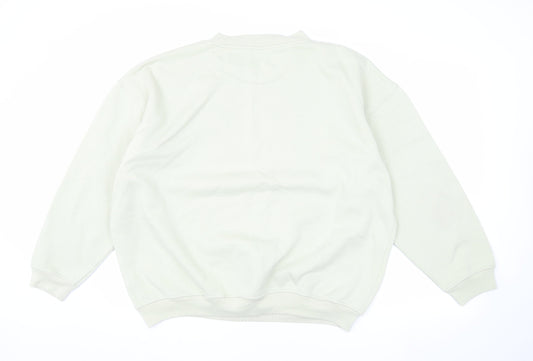 Diadora Men's White 2XL Pullover Sweatshirt