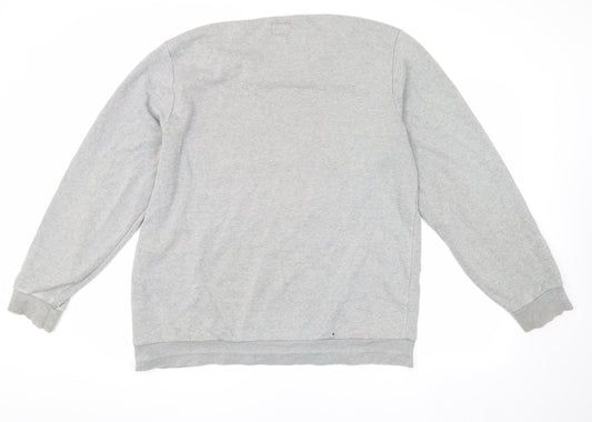 Converse Men's Grey Pullover Sweatshirt Size 2XL