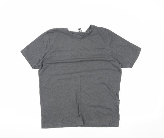 Donnay Men's Grey Crew Neck Short Sleeve T-Shirt, Size S