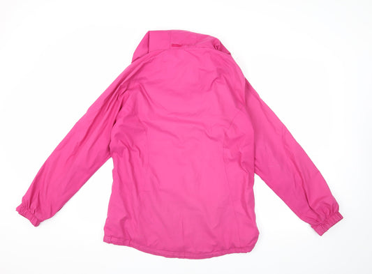 Peter Storm Women's Pink Hooded Rain Coat 2XL