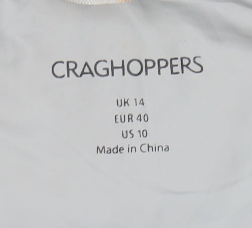 Craghoppers Women's Yellow Hooded Jacket Size 14