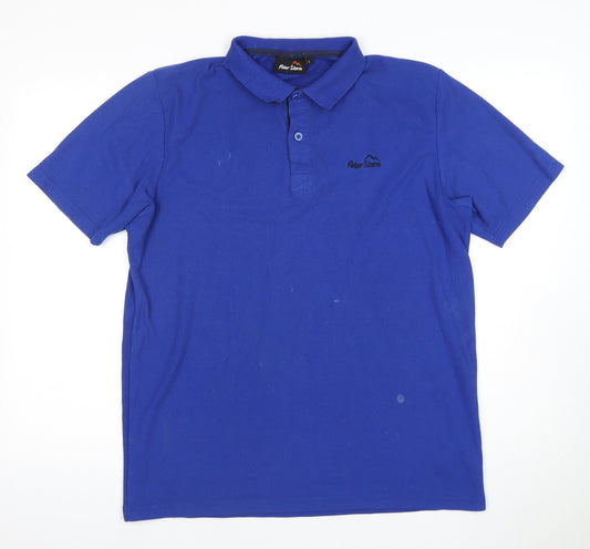 Peter Storm Men's Blue Polo Shirt L Short Sleeve Casual