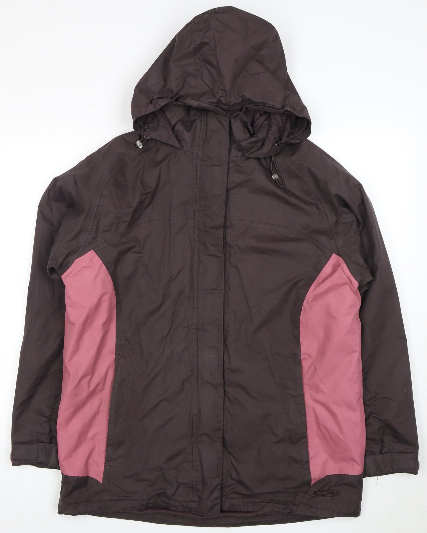 Gelert Women's Brown Waterproof Rain Coat Jacket Size 12