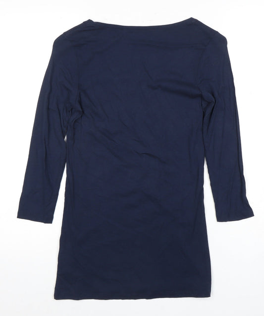 FatFace Women's Blue 3/4 Sleeve Classic T-Shirt