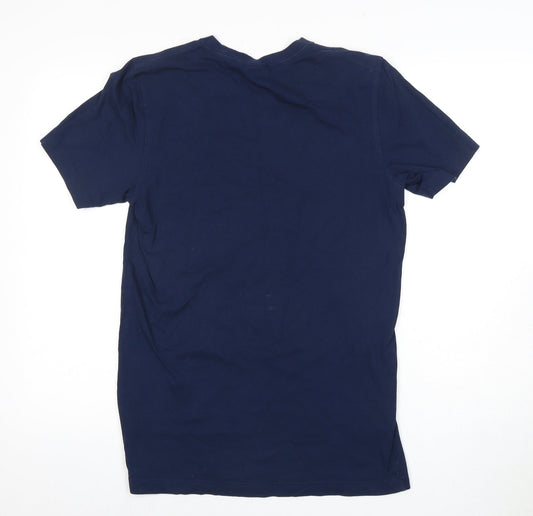 Adidas Unisex Blue T-Shirt - Size M, Regular Fit