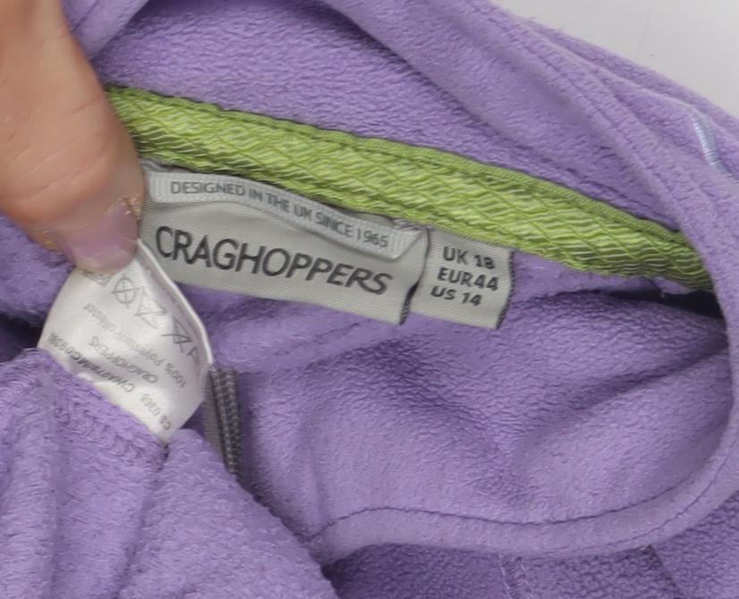 Craghoppers Women's Purple Pullover Sweatshirt Size 18