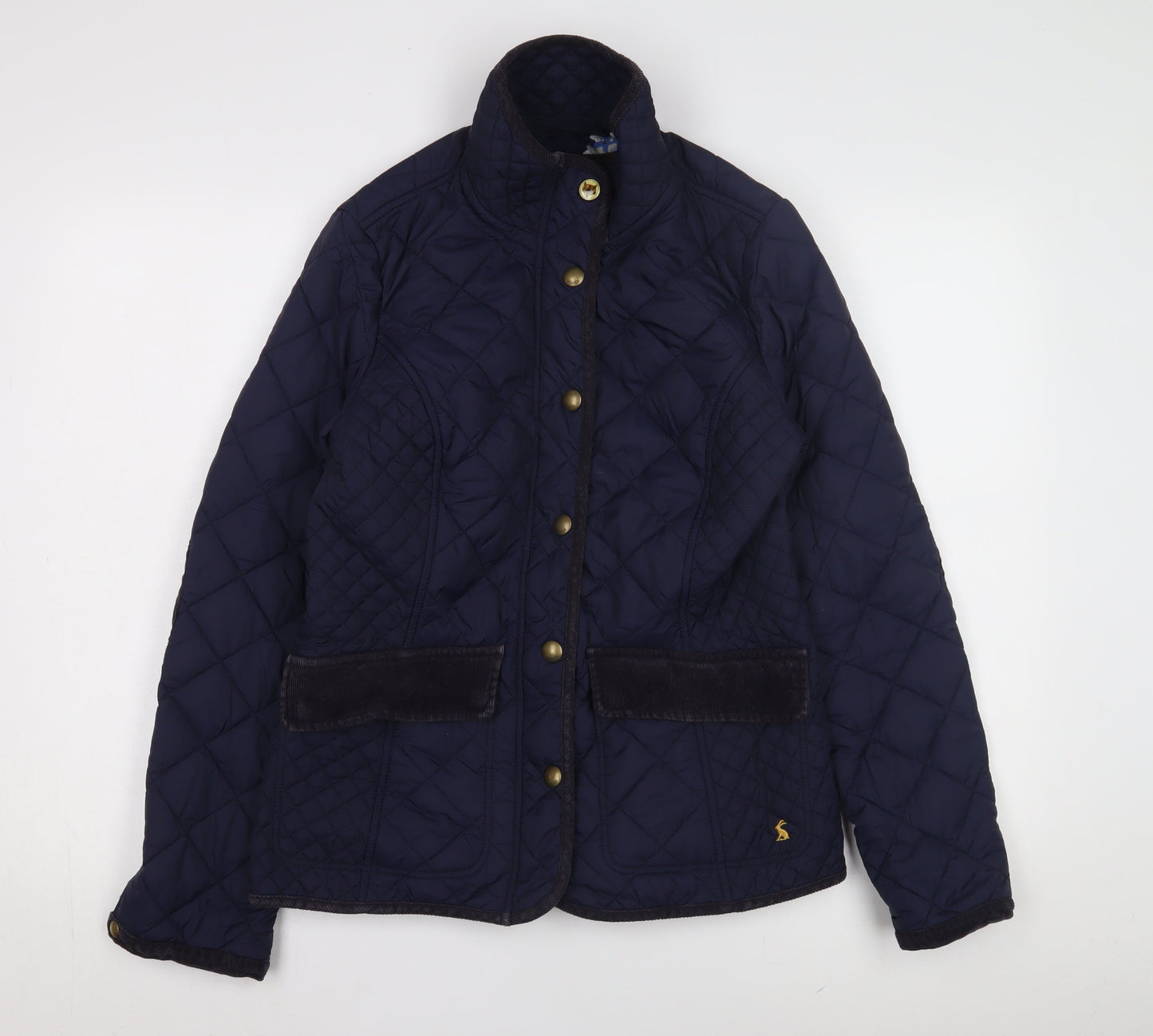 Joules Women's Quilted Blue Jacket Size 12