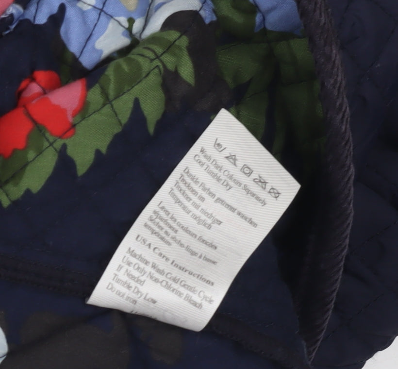 Joules Women's Quilted Blue Jacket Size 12