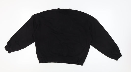 ASOS Women's Black Pullover Sweatshirt - Size 10
