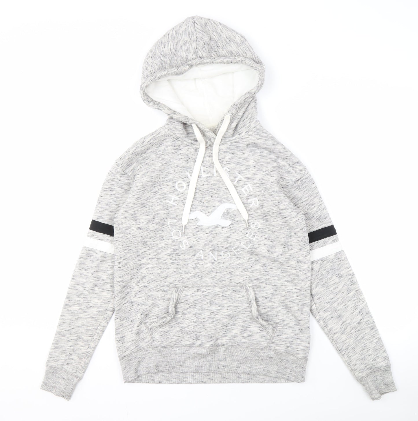 Hollister Men's Grey XS Hoodie - Logo Pullover