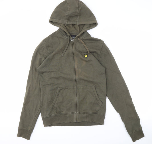 Lyle & Scott Men's Green Full Zip Hoodie Size L