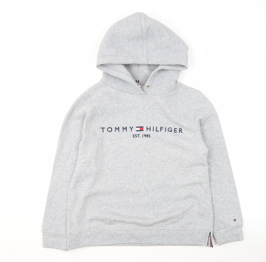 Tommy Hilfiger Men's Grey Logo Hoodie, Size M - New