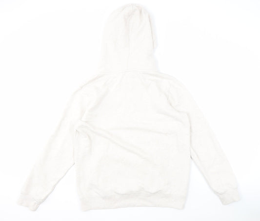 Disney Unisex Ivory Chip & Dale Hoodie, Size 14, Relaxed Fit