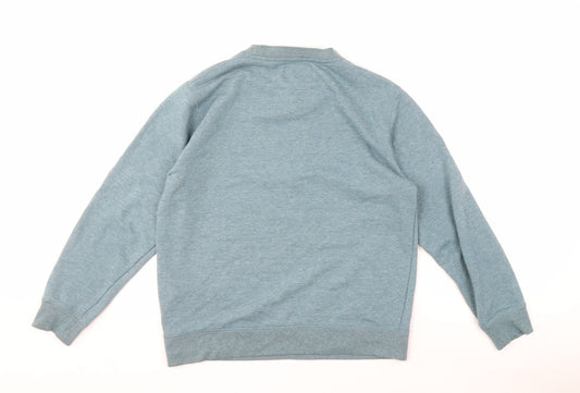 Billabong Boys Blue Crew Neck Logo Sweatshirt - Size 14