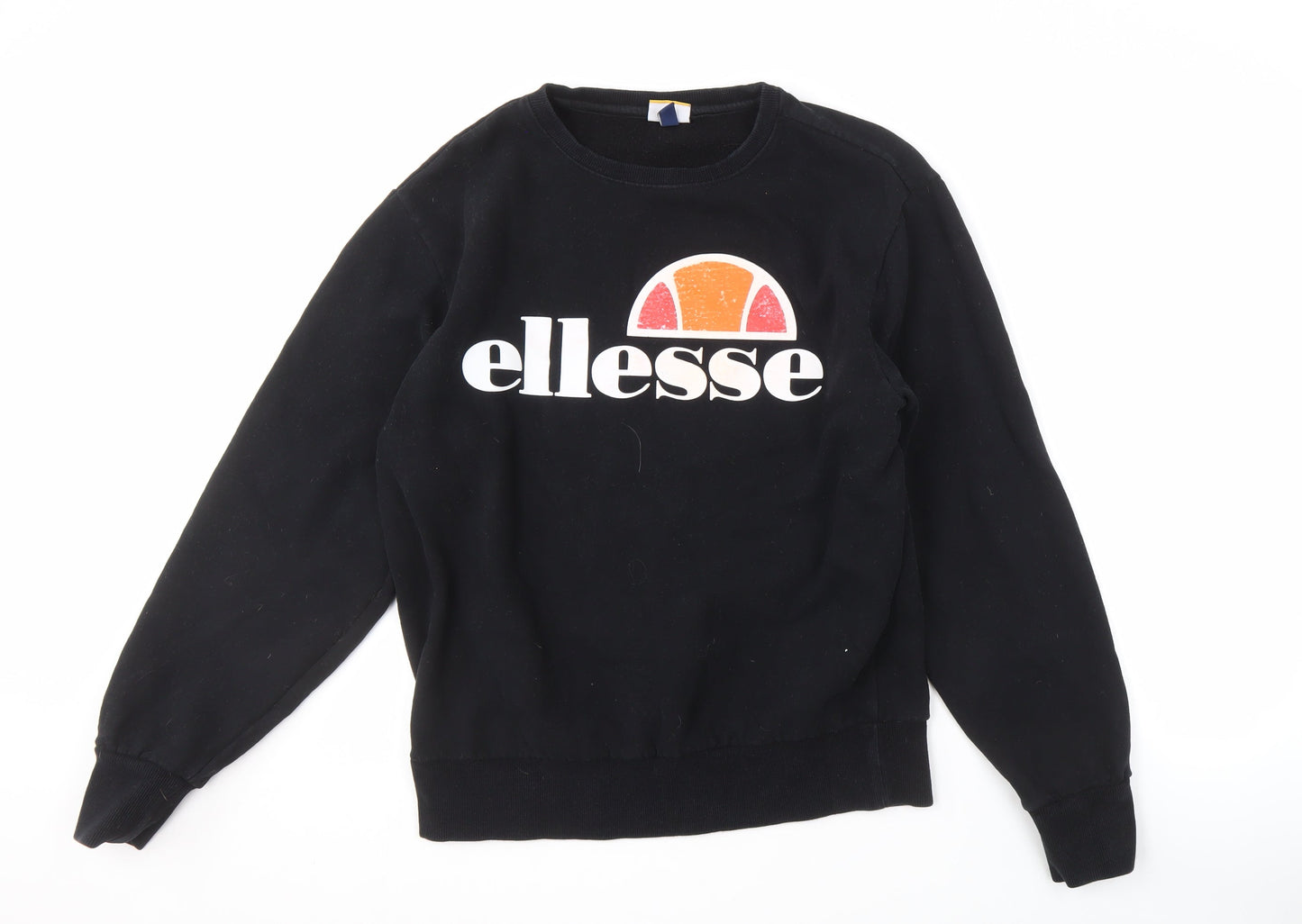 Ellesse Mens Black XL Pullover Sweatshirt Graphic