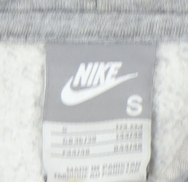 Nike Men's Grey Full Zip Hoodie, Size S