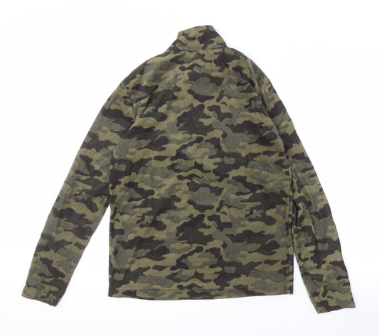 Mountain Warehouse Men's XS Camouflage Pullover Fleece