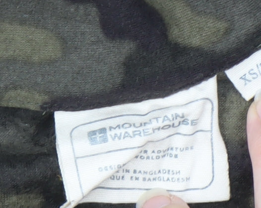 Mountain Warehouse Men's Green XS Camouflage Hoodie