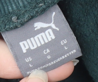 Puma Men's Green Jogger Trousers, Size L - Activewear