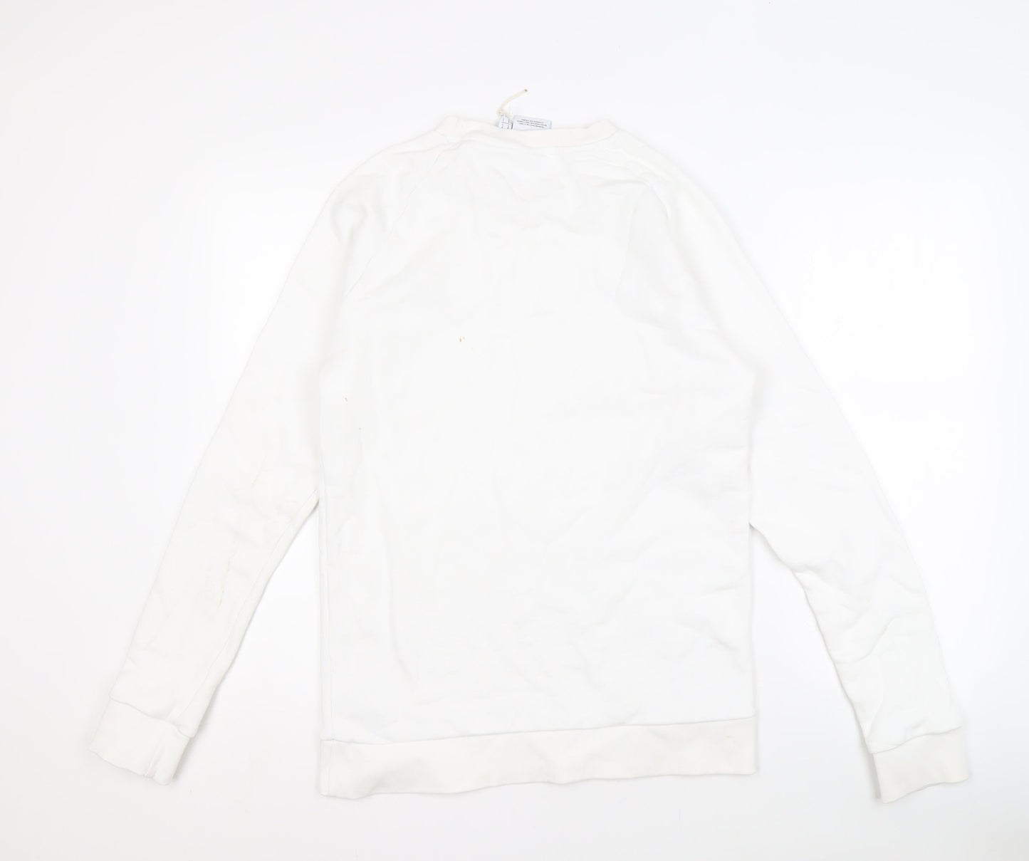 Adidas Men's White Pullover Sweatshirt S