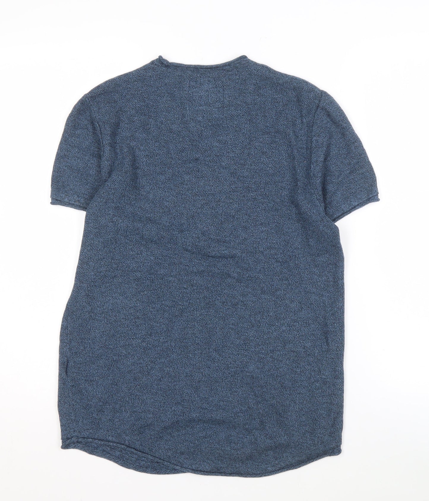 Hollister Men's Blue Crew Neck Pullover Jumper S