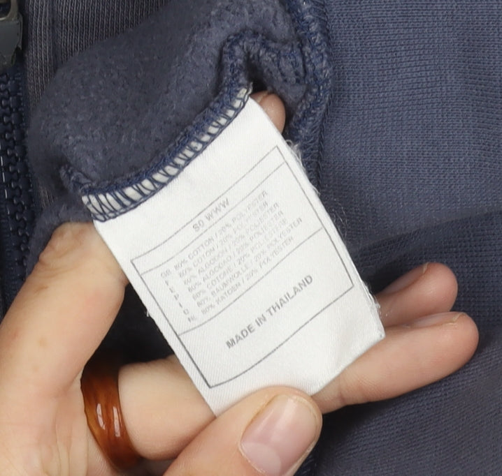 Nike Men's Blue Hooded Jacket, Size M