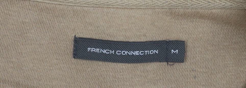 Brand and care label for French Connection Men's Beige M jumper