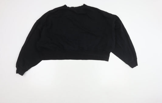 Nike Women's Black Pullover Sweatshirt, Medium, Relaxed Fit