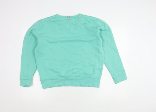 Womens UK 6 Regular Joules Green Pullover Sweatshirt