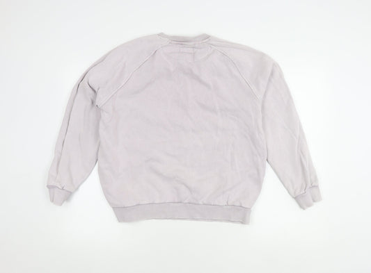 Pink Soda Sport Women's Grey Pullover Sweatshirt Size 10