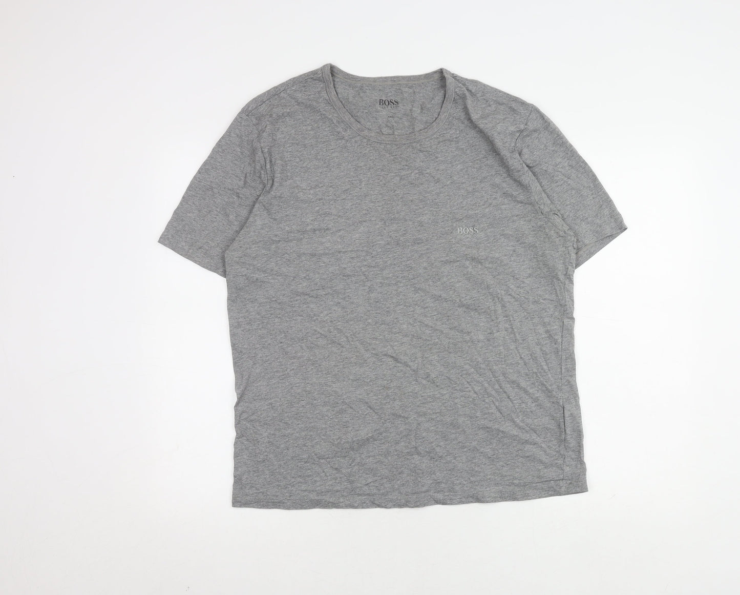 Hugo Boss Men's Grey 2XL T-Shirt Short Sleeve Crew Neck