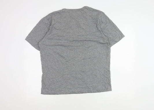 Hugo Boss Men's Grey 2XL T-Shirt Short Sleeve Crew Neck