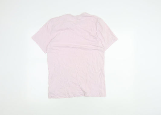 Nike Women's Pink T-Shirt S Crew Neck Casual