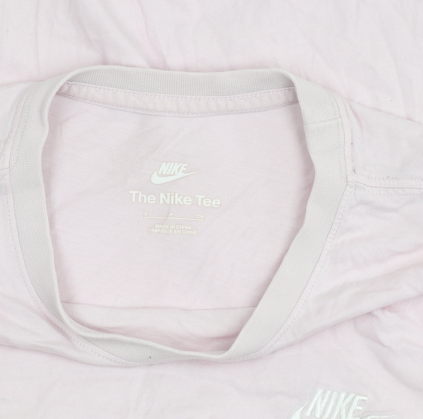 Nike Women's Pink T-Shirt S Crew Neck Casual