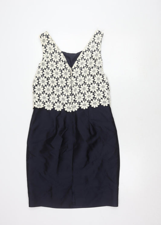 Hobbs Women's Silk Blend Floral Pencil Dress Size 12