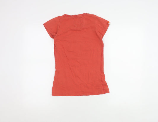 Superdry Women's Red XS Slim Fit T-Shirt