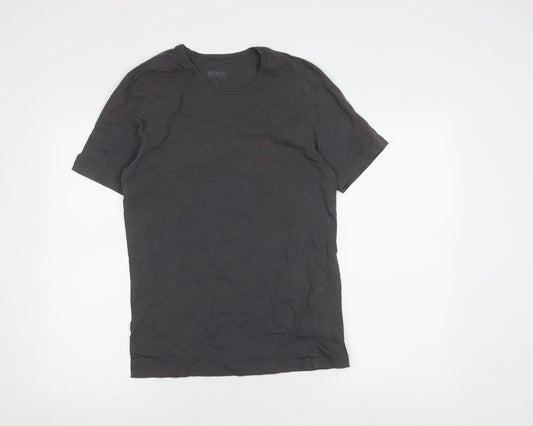 Hugo Boss Men's Grey Medium Crew Neck T-Shirt